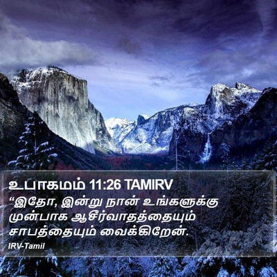 உபாகமம் 11:26 TAMIRV Bible Verse Image