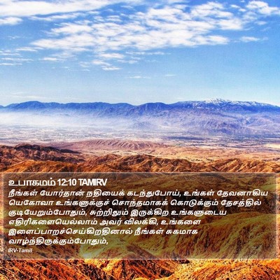 உபாகமம் 12:10 TAMIRV Bible Verse Image