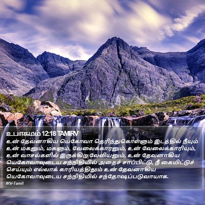 உபாகமம் 12:18 TAMIRV Bible Verse Image