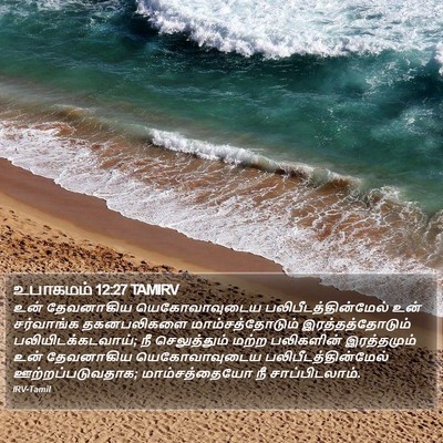 உபாகமம் 12:27 TAMIRV Bible Verse Image