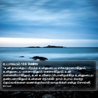 உபாகமம் 13:6 TAMIRV Bible Verse Image