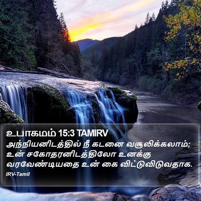 உபாகமம் 15:3 TAMIRV Bible Verse Image