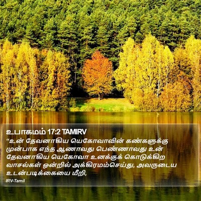 உபாகமம் 17:2 TAMIRV Bible Verse Image