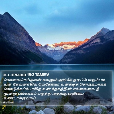 உபாகமம் 19:3 TAMIRV Bible Verse Image