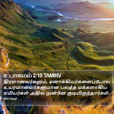 உபாகமம் 2:10 TAMIRV Bible Verse Image