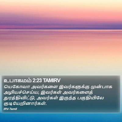 உபாகமம் 2:23 TAMIRV Bible Verse Image