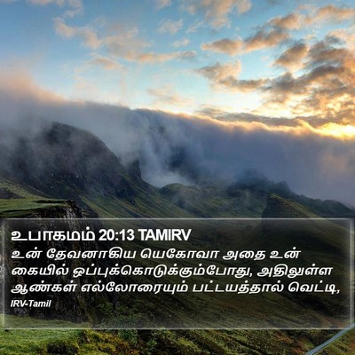 உபாகமம் 20:13 TAMIRV Bible Verse Image