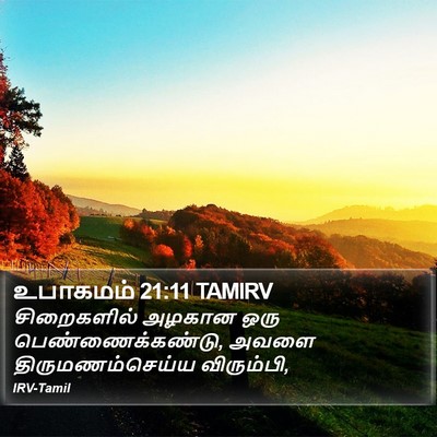 உபாகமம் 21:11 TAMIRV Bible Verse Image