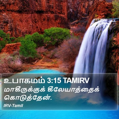 உபாகமம் 3:15 TAMIRV Bible Verse Image
