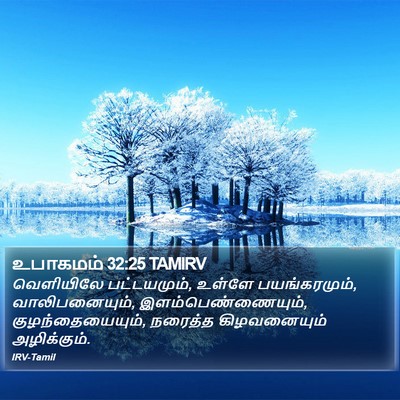 உபாகமம் 32:25 TAMIRV Bible Verse Image