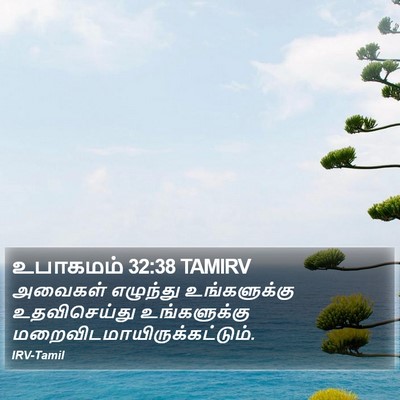 உபாகமம் 32:38 TAMIRV Bible Verse Image