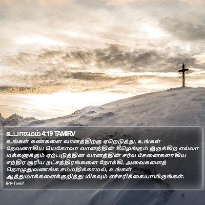 உபாகமம் 4:19 TAMIRV Bible Verse Image