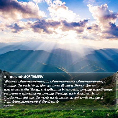 உபாகமம் 4:25 TAMIRV Bible Verse Image