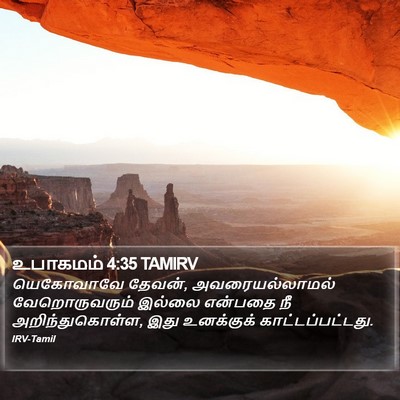 உபாகமம் 4:35 TAMIRV Bible Verse Image