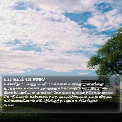 உபாகமம் 4:38 TAMIRV Bible Verse Image