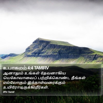 உபாகமம் 4:4 TAMIRV Bible Verse Image