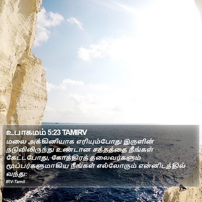 உபாகமம் 5:23 TAMIRV Bible Verse Image