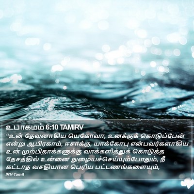 உபாகமம் 6:10 TAMIRV Bible Verse Image
