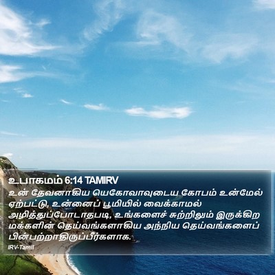 உபாகமம் 6:14 TAMIRV Bible Verse Image