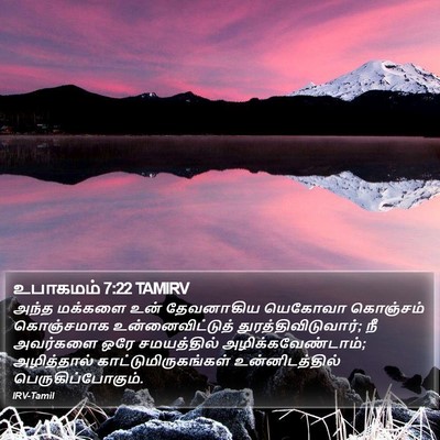உபாகமம் 7:22 TAMIRV Bible Verse Image