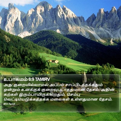 உபாகமம் 8:9 TAMIRV Bible Verse Image