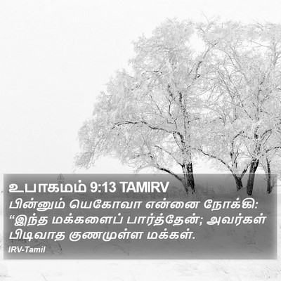உபாகமம் 9:13 TAMIRV Bible Verse Image