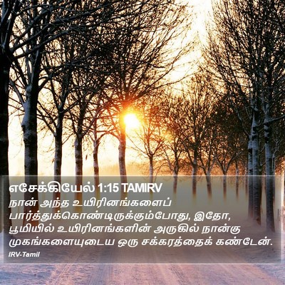 எசேக்கியேல் 1:15 TAMIRV Bible Verse Image