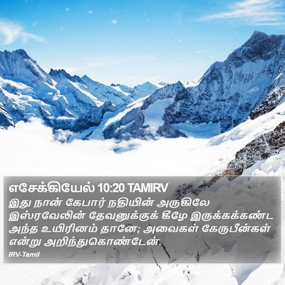 எசேக்கியேல் 10:20 TAMIRV Bible Verse Image