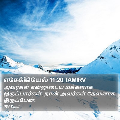 எசேக்கியேல் 11:20 TAMIRV Bible Verse Image