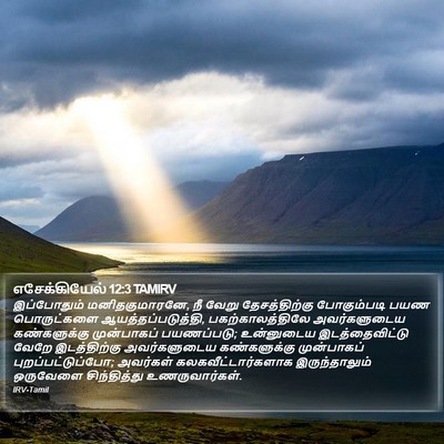 எசேக்கியேல் 12:3 TAMIRV Bible Verse Image