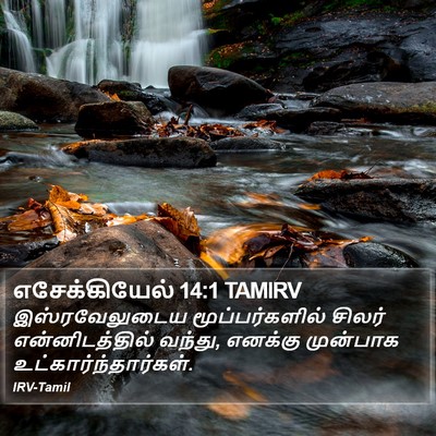 எசேக்கியேல் 14:1 TAMIRV Bible Verse Image