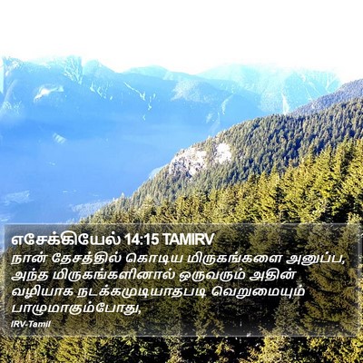 எசேக்கியேல் 14:15 TAMIRV Bible Verse Image