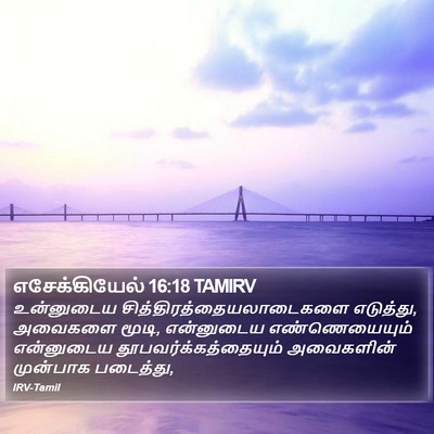 எசேக்கியேல் 16:18 TAMIRV Bible Verse Image