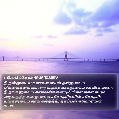 எசேக்கியேல் 16:45 TAMIRV Bible Verse Image