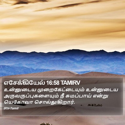 எசேக்கியேல் 16:58 TAMIRV Bible Verse Image