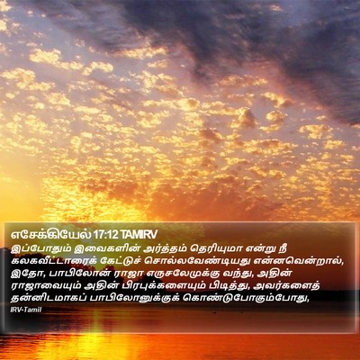 எசேக்கியேல் 17:12 TAMIRV Bible Verse Image