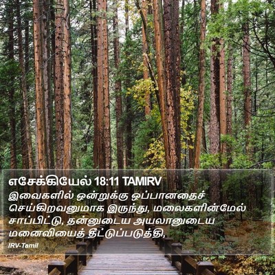 எசேக்கியேல் 18:11 TAMIRV Bible Verse Image