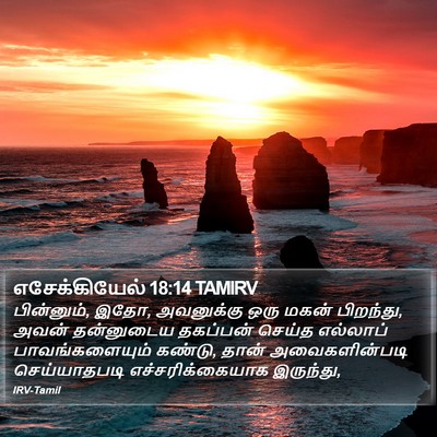 எசேக்கியேல் 18:14 TAMIRV Bible Verse Image