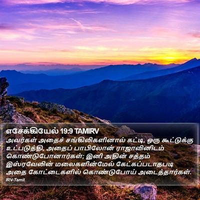 எசேக்கியேல் 19:9 TAMIRV Bible Verse Image