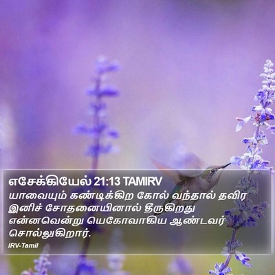 எசேக்கியேல் 21:13 TAMIRV Bible Verse Image