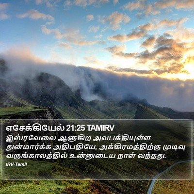 எசேக்கியேல் 21:25 TAMIRV Bible Verse Image