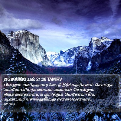 எசேக்கியேல் 21:28 TAMIRV Bible Verse Image