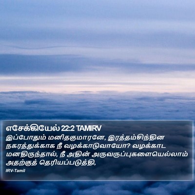 எசேக்கியேல் 22:2 TAMIRV Bible Verse Image