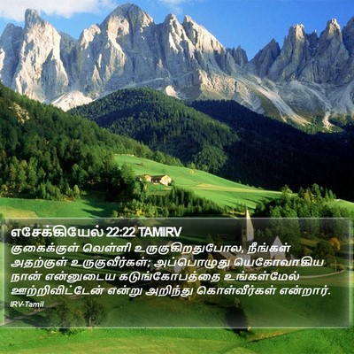 எசேக்கியேல் 22:22 TAMIRV Bible Verse Image
