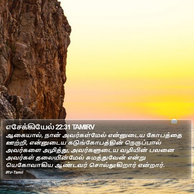 எசேக்கியேல் 22:31 TAMIRV Bible Verse Image