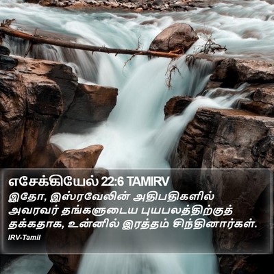 எசேக்கியேல் 22:6 TAMIRV Bible Verse Image