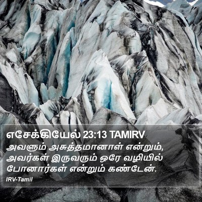 எசேக்கியேல் 23:13 TAMIRV Bible Verse Image