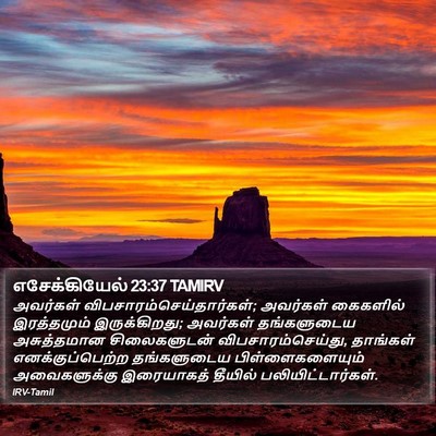 எசேக்கியேல் 23:37 TAMIRV Bible Verse Image