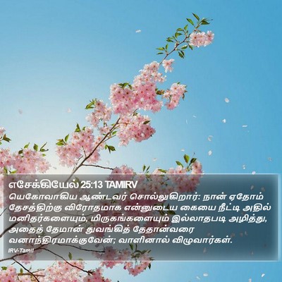 எசேக்கியேல் 25:13 TAMIRV Bible Verse Image