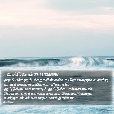 எசேக்கியேல் 27:21 TAMIRV Bible Verse Image